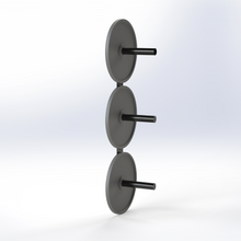 Load image into Gallery viewer, Wall Mounted Plate Holder - 3 Post